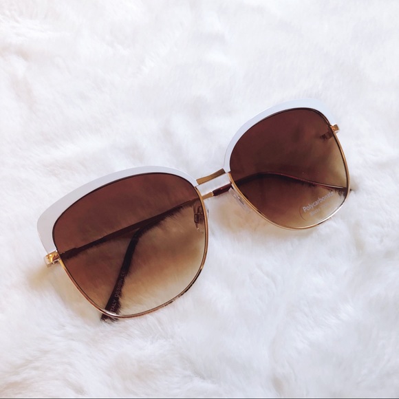 Robbie Full Rim Retro Cat Eye Sunglasses - Picture 3 of 14